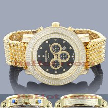 Hip Hop Watches: ICE TIME Mens Diamond Watch 8.00ct