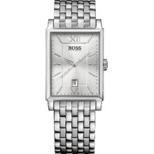 Hugo Boss - 1512466 - Gents Watch - Analogue Quartz - Silver Dial - Stainless Steel Silver Strap