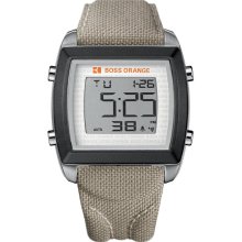 Hugo Boss Orange Chronograph Digital Fabric Men's Watch 1512608