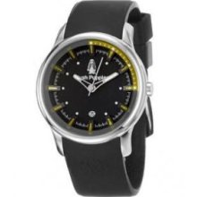 Hush Puppies HP.3570M.9502 42.5 mm Silicon Trap Men Watch - Black