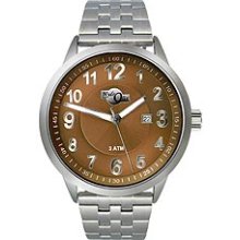 HydrOlix 3-Hand Stainless Steel/Brown Dial Unisex watch #XA00205