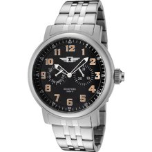 I By Invicta Watch 90235-001 Men's Black Dial Stainless Steel