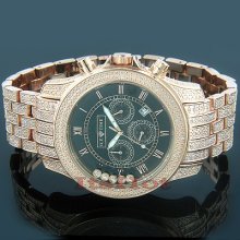 Ice Time Iceberg Mens Floating Diamond Watch 1.25ct