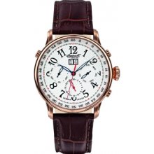 IN1209RWH Ingersoll Mens Gaan White Brown Watch