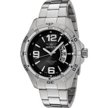 Invicta 0081 Men's Specialty Ii Black Dial Stainless Steel Bracelet Swiss Watch