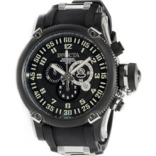 Invicta 0517 Mens Russian Diver Chronograph Black Watch