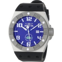 Invicta 0872 Mens Blue Dial Black Band Force Watch