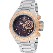 Invicta 10143 Men's Subaqua Noma IV Brown Textured Dial Rose Gold ...