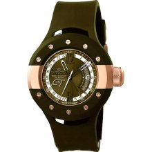 Invicta 11981 S1 Rally Olive Green Dial Green Polyurethane Men's Watch