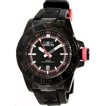 Invicta 12164 Men's Ocean Baron Quartz Polyurethane Strap Black P ...