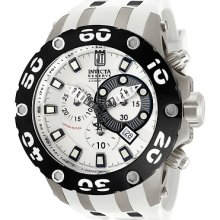 Invicta 12947 Men's Jason Taylor Specialty Polyurethane Band Silver Dial Watch