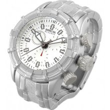 Invicta 13828 Men's Miniature Stainless Steel Band White Dial Watch