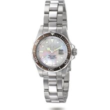 Invicta 4866 Women's Swiss Quartz White Mother of Pearl Dive Watch