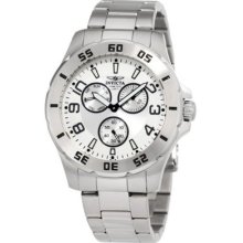 Invicta Men's 1441 Silver Dial Stainless-steel Watch