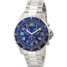 Invicta Men's Ii Chronograph Stainless Steel Watch In Blue 6621