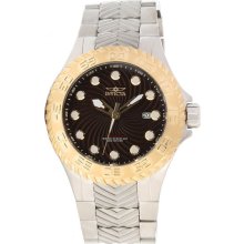Invicta Men's Pro Diver Razor Automatic Stainless Steel Case and Bracelet Brown Tone Dial 12925