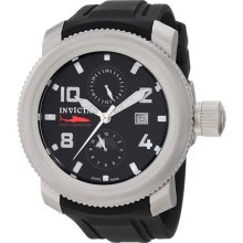 Invicta Men's Russian Diver Sea Hunter Black Dial Black Poly Watch 1983