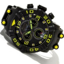 Invicta Men's Sea Hunter II Swiss Made Quartz Chronograph Stainless Steel Polyurethane Strap Watch