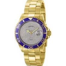 Invicta Pave Pro Diver Gold Tone Inv5047