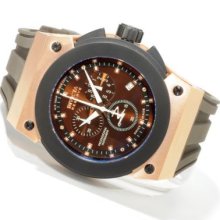 Invicta Reserve Men's Akula Swiss Made Quartz Chronograph Strap Watch
