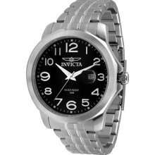 Invicta Watches Men's Invicta II Stainless Steel Stainless Steel Blac