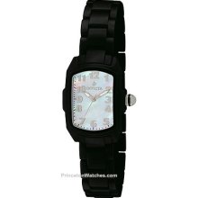 Invicta Womens Baby Lupah White MOP Dial Black Ceramic & Invicta-1963