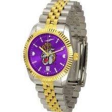 James Madison Dukes Men's Stainless Steel Alumni Dress Watch