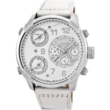 JBW G4 Multi-Time Zone Lifestyle Diamond Mens Watch J6248LC