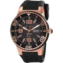 Jet Set WB30 Ladies Watch with Black / Rose Gold Dial