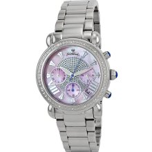 Justbling Stainless Steel Round 16 diamond JB-6210-F