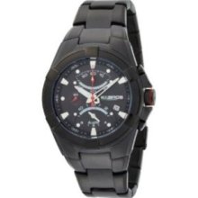 KAndBROS Mens 9436-1 Steel Bracelet Chronograph Alarm Boardmaster
