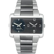 Kenneth Cole Analog Duel Time Bracelet Black Dial Men's watch #KC3545GYIP