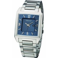 Kenneth Cole Gents Smart Blue Dial With Date Feature Bracelet Dress Watch Kc3742