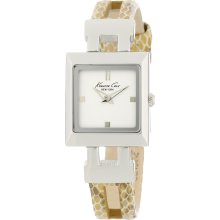 Kenneth Cole Ladies Snake Skin Leather Strap Watch Kc2638