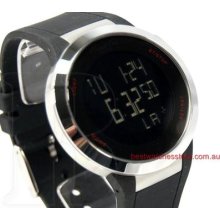 Kenneth Cole York Kc1639 Screen Touch Black Digital Mens Watch $279