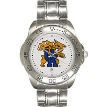 Kentucky Wildcats Men's Sport ''Game Day Steel'' Watch Sun Time