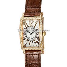 Ladies Large Franck Muller Long Island Yellow Gold 1002QZRELD Watch