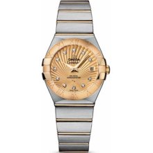 Ladies Omega Constellation Chronometer 27 mm Womens 123.20.27.20.58.001 Watch