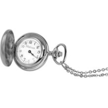 Ladies' Personalized Silver-Tone Pocket Watch Pendant (8 Characters) lacoste