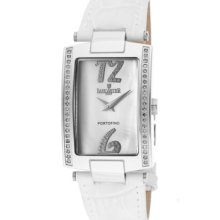 Lancaster Italy Watches Women's Portofino Diamond White Dial White Gen