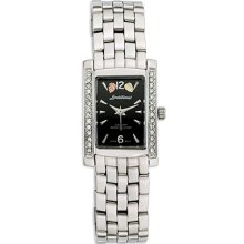 Landstroms Ladies Black Hills Gold Watch, Swarovski crystals, leaves