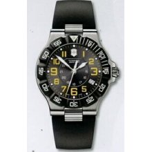 Large Black Dial Summit Xlt Watch With Black Synthetic Strap