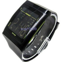 Leisure Stylish Square Dial Waterproof Digital Unisex Sport Wrist Watch D36