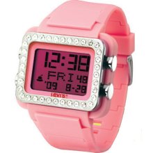 Levis Digital Silver Frame Unisex Watch Ltf0711