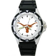 Logo Art NCAA Texas Longhorns Option Watch with PU Strap