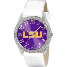 Louisana State Tiger watches : LSU Tigers Ladies Stainless Steel Analog Glitz Watch