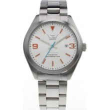 LTD-280104 LTD Watch Unisex Limited Edition White Steel Watch