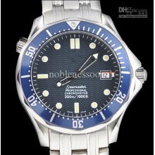 Luxury Mens Automatic Professional Chronometer Ss Blue Dial Men's Wa