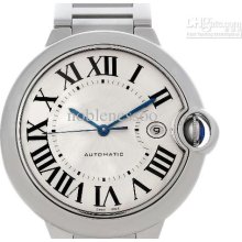 Luxury Mens Ballon Silver Dial Steel Men's Watch W69012z4 Automatic