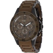 Marc by Marc Jacobs Rock Chronograph Silicone Mens Watch MBM2582 ...